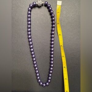 Elegant Purple Beaded Necklace